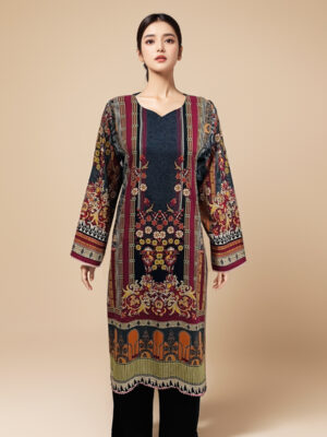 Black Color Pakistani Linen Kurtis Wholesale