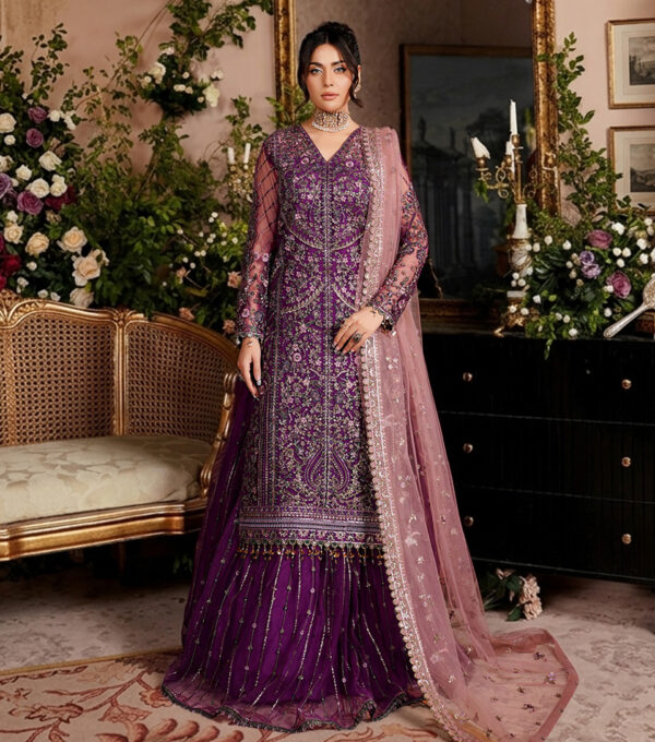 Purple Wholesale Pakistani Party Wear Purple Wholesale Pakistani Party Wear