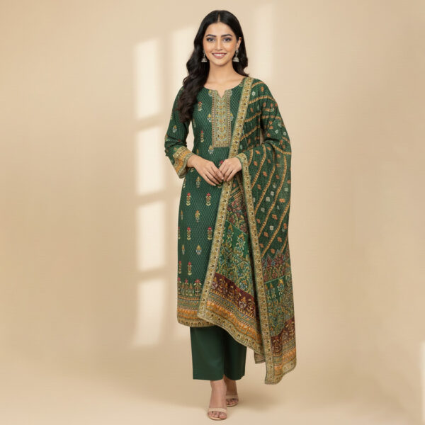 Tealish Green Wholesale Pakistani Lawn Salwar Kameez USA Tealish Green Wholesale Pakistani Lawn Salwar Kameez USA