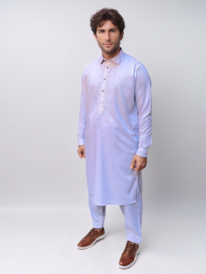 White Embroidered Shalwar Kameez For Men's Pakistan