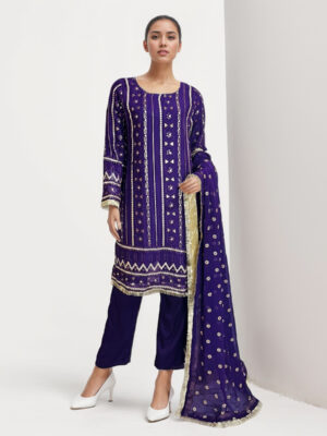 purple wholesale party wear salwar kameez