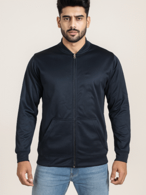 Black Wholesale Men’s Full Zip Hoodies USA