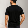 Black Premium Cotton Round Neck T Shirts USA