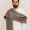 Brownish Grey men’s woolen shawl USA