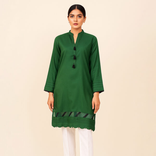 Green Plain Linen Kurtis Wholesale USA Green Plain Linen Kurtis Wholesale USA