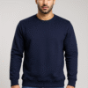 Navy blue Men’s fleece sweatshirts wholesale USA