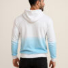Sky Blue Ombre tie & dye printed hoodie for men USA