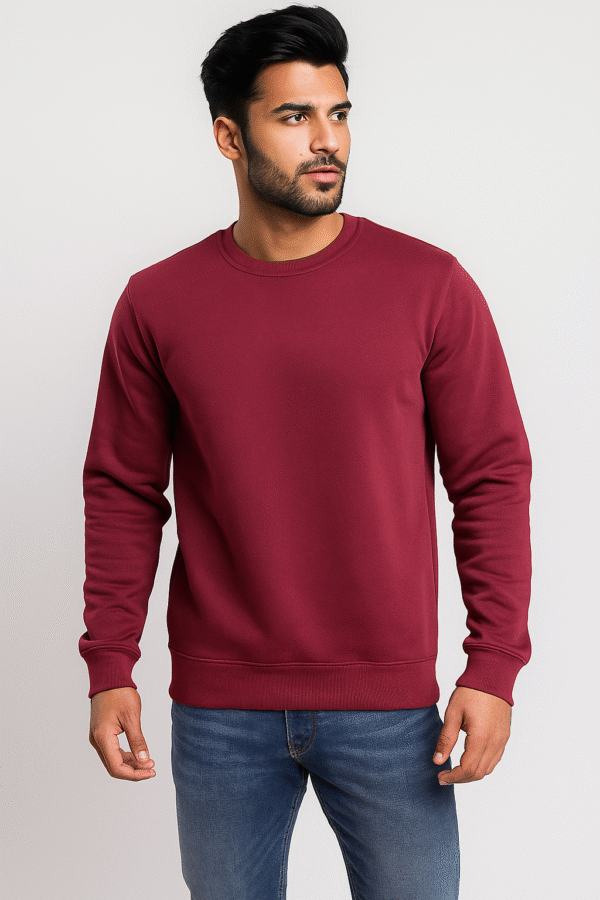 Wine Red Wholesale pullover sweatshirts USA