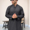 black men’s Chikankari kurta USA