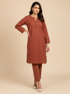 Brown Chikankari Co Ord Set Wholesale USA