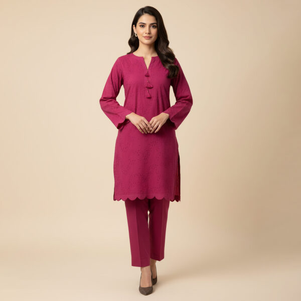 Mehroon Wholesale Chikankari Co Ord USA