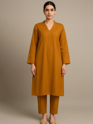 Orange Brown Women’s Co-Ord Set Pakistan USA