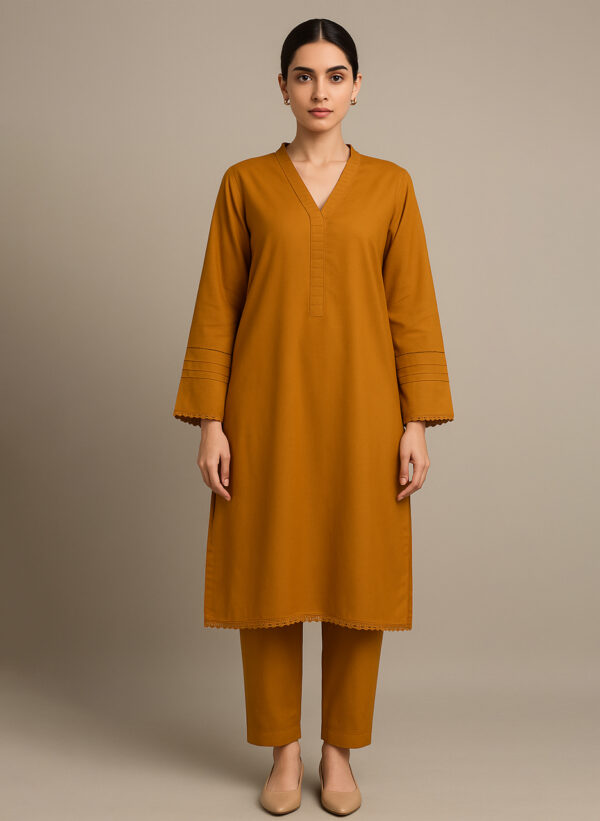 Orange Brown Women’s Co-Ord Set Pakistan USA