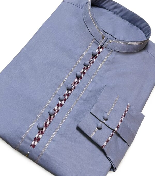 Cool Grey Stitched Men's Suits Wholesale USA