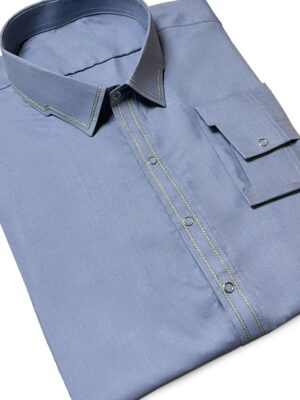 Dark Grey Stitched Men's Suits Wholesale USA