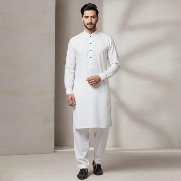 Mens off white wholesale pakistani shalwar kameez USA