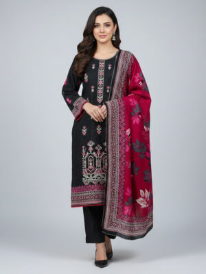 Black Wholesale Linen Pakistani Suit USA Black Wholesale Linen Pakistani Suit USA