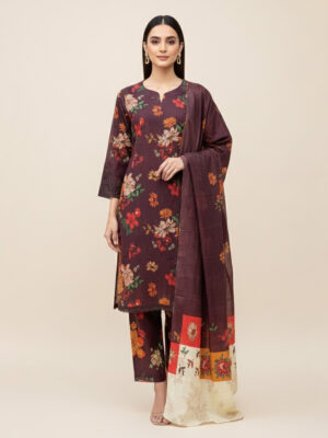 Brown wholesale pakistani khaddar suit usa Brown Wholesale Pakistani Khaddar Suit USA