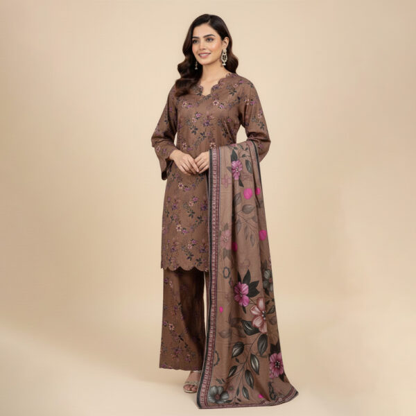 Brownish Wholesale Pakistani Lawn Salwar Kameez USA Brownish Wholesale Pakistani Lawn Salwar Kameez USA
