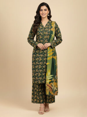 Dark Green Wholesale Pakistani Lawn Salwar Kameez USA Dark Green Wholesale Pakistani Lawn Salwar Kameez USA