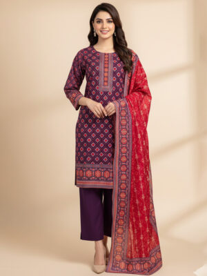 Deep Voilet Wholesale Pakistani Lawn Salwar Kameez USA Deep Voilet Wholesale Pakistani Lawn Salwar Kameez USA