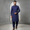 Mens Deep blue wholesale pakistani shalwar kameez USA