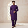 Mens Plum Purple wholesale pakistani shalwar kameez USA