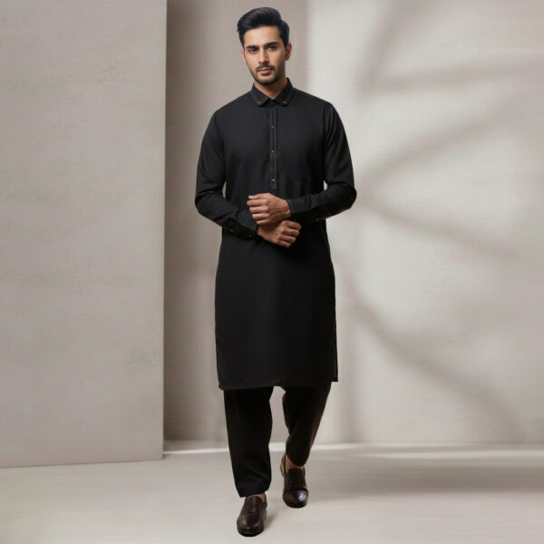 Mens black wholesale pakistani shalwar kameez USA