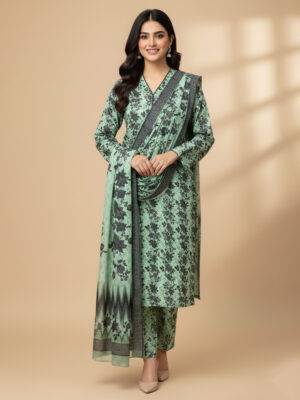 Shadow Green Wholesale Pakistani Lawn Salwar Kameez USA