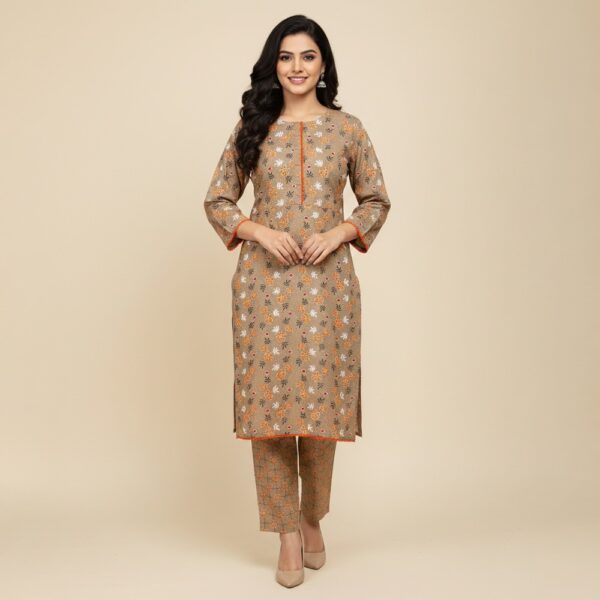 Mushroom Poly cotton Wholesale Pakistani Salwar Kameez USA Mushroom Poly Cotton Wholesale Pakistani Salwar Kameez USA
