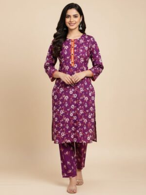 Purple Poly cotton Wholesale Pakistani Salwar Kameez USA Purple Poly cotton Wholesale Pakistani Salwar Kameez USA