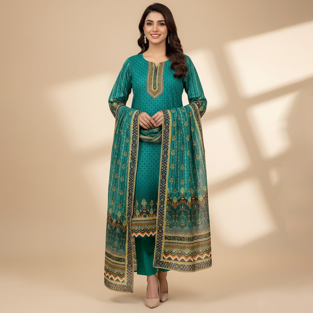 Dark Aqua pakistani clothes wholesale suppliers