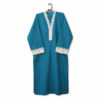 Deep Aqua wholesale lawn embroidered lawn suit usa(2) Deep Aqua Wholesale Lawn Embroidered Lawn Suit USA