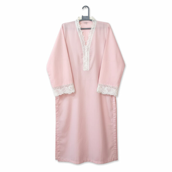 Pink wholesale lawn embroidered lawn suit usa (2) Pink Wholesale Lawn Embroidered Lawn Suit USA