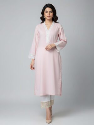 Pink wholesale lawn embroidered lawn suit usa Pink Wholesale Lawn Embroidered Lawn Suit USA