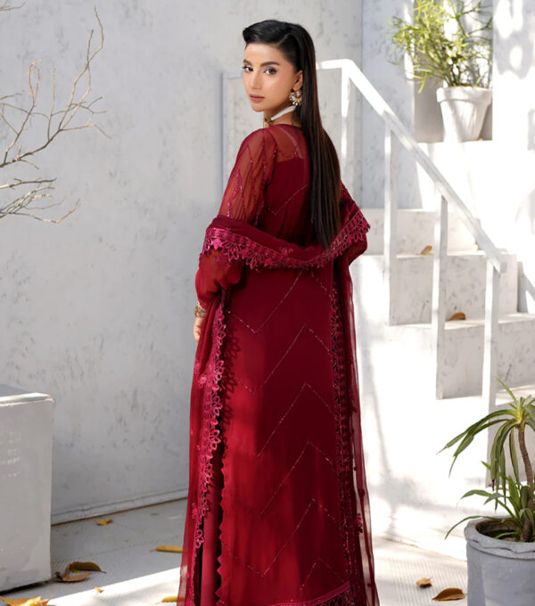Dark Maroon Wholesale Pakistani Party Wear (3) Dark Maroon Wholesale Pakistani Party Wear