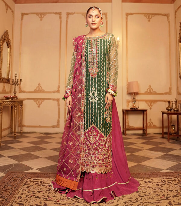 Olive Green Wholesale Pakistani Party Wear Olive Green Wholesale Pakistani Party Wear