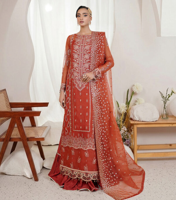 Orange Wholesale Pakistani Party Wear Orange Wholesale Pakistani Party Wear