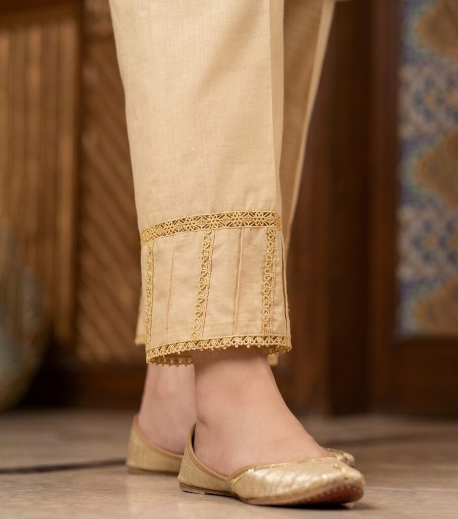 Beige trouser lawn suits supplier from pakistan