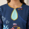Blue 2pc Khaddar wholesale women pakistani suits new york (4) Blue 2pc Khaddar wholesale women pakistani suits new york