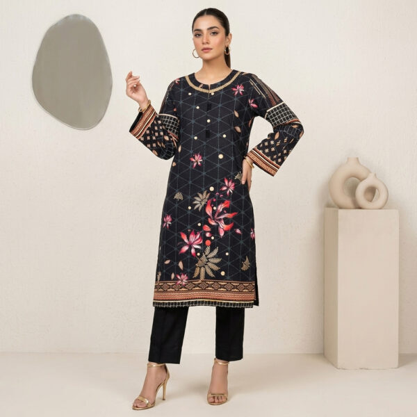 Classic Black Linen 2pc Wholesale Women Pakistani Suit New York Classic Black Linen 2pc Wholesale Women Pakistani Suit New York