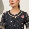 Classic Black Linen 2pc Wholesale Women Pakistani Suit New York (2) Classic Black Linen 2pc Wholesale Women Pakistani Suit New York