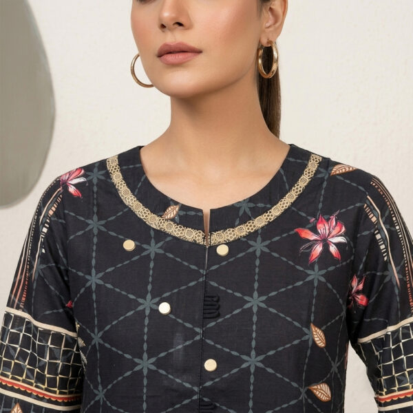 Classic Black Linen 2pc Wholesale Women Pakistani Suit New York (2) Classic Black Linen 2pc Wholesale Women Pakistani Suit New York