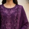 Dark Purple women pakistani suits wholesale new york (2) Dark Purple women pakistani suits wholesale new york