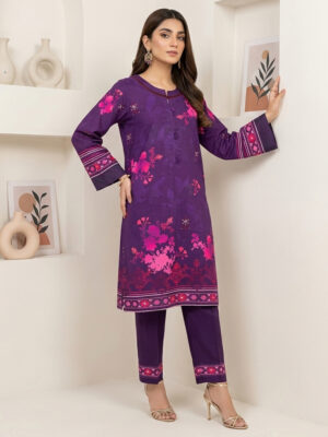 Deep Purple Linen 2-Piece women pakistani suits wholesale new york Deep Purple Linen 2-Piece women pakistani suits wholesale new york