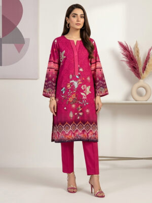 Elegant Fuchsia 2pc Linen Wholesale Women Pakistani Suits New York Elegant Fuchsia 2pc Linen Wholesale Women Pakistani Suits New York