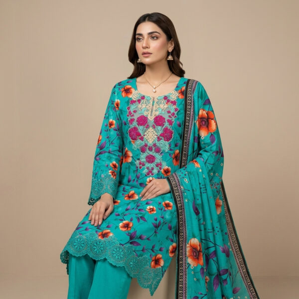 Elegant Teal women pakistani suits wholesale new york (2) Elegant Teal women pakistani suits wholesale new york