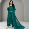 Emerald Green Chiffon wholesale women pakistani suits new york Emerald Green Chiffon wholesale women pakistani suits new york