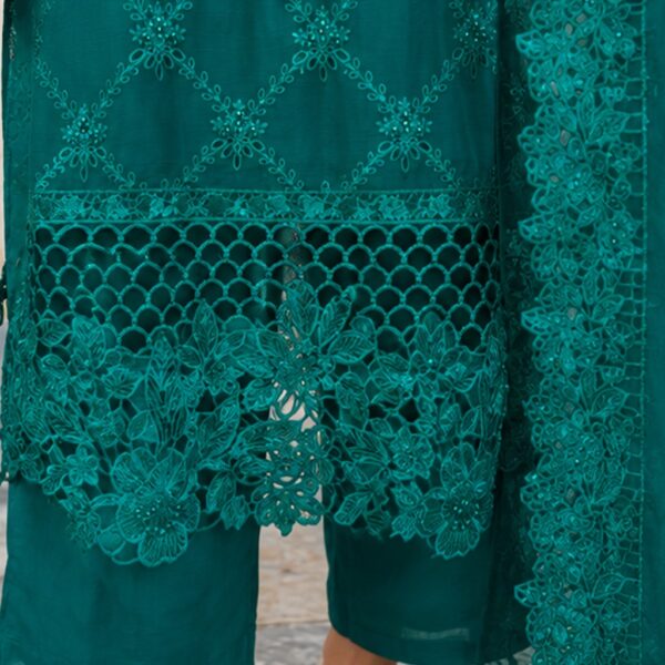 Emerald Green Chiffon wholesale women pakistani suits new york (2) Emerald Green Chiffon wholesale women pakistani suits new york