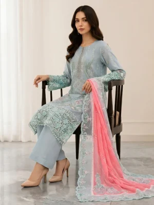 Ice blue chiffon wholesale women pakistani suits new york Ice blue chiffon wholesale women pakistani suits new york